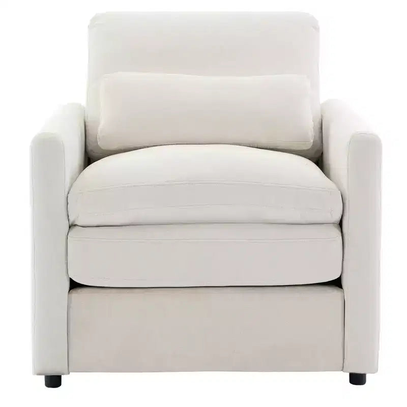 Chenille Polster-3-Sitzer-Sofa 226 cm
