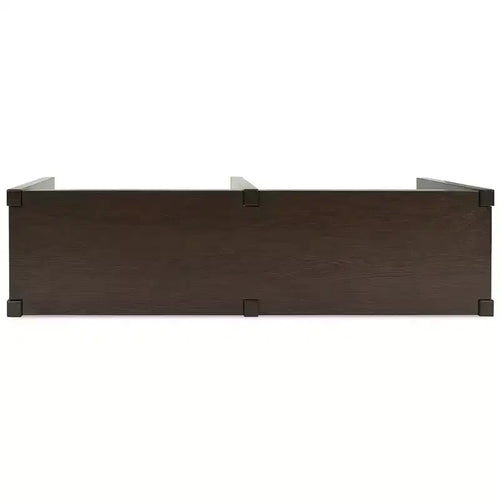 Hartholz-Konsolentisch mit verstellbaren Einlegeböden, 165 cm