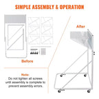 Stahl mobiler Blaupausen-Ablageständer 12-Halter 61.4''